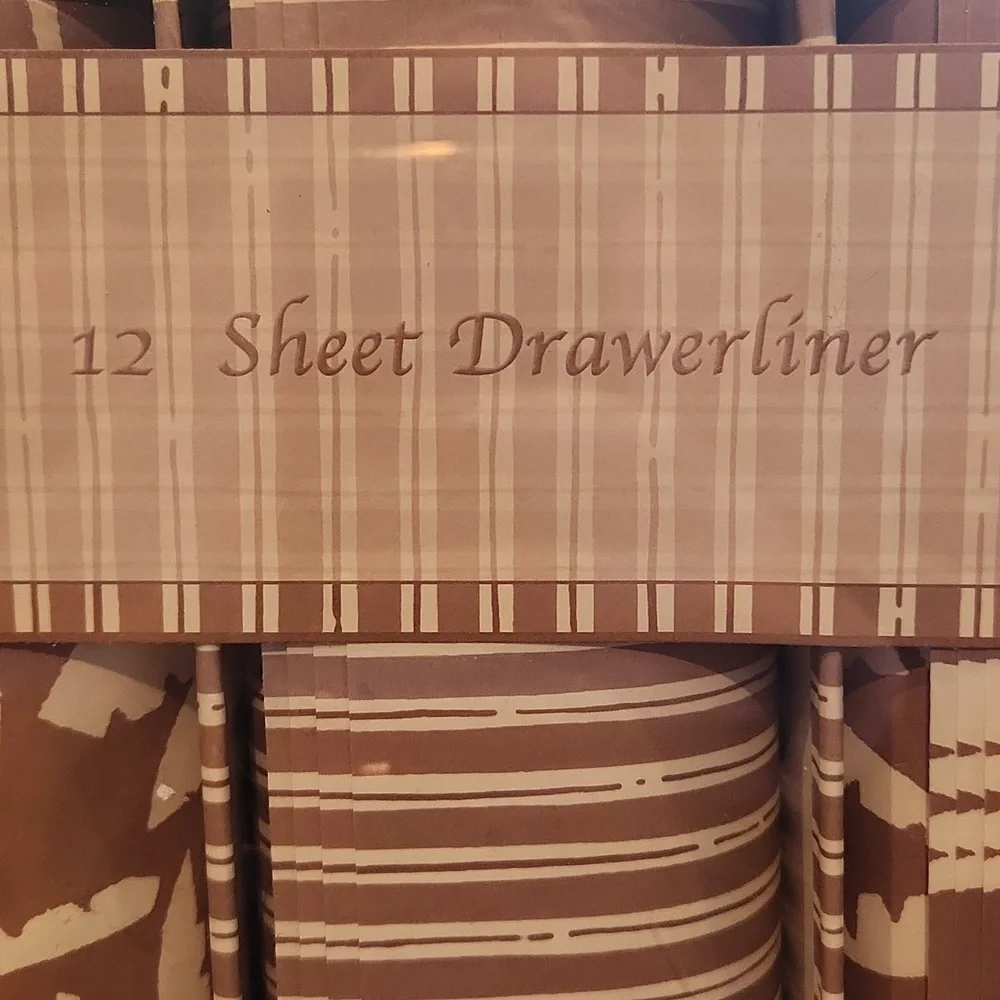 Drawerliner 12 sheet, 2 patterns NEW